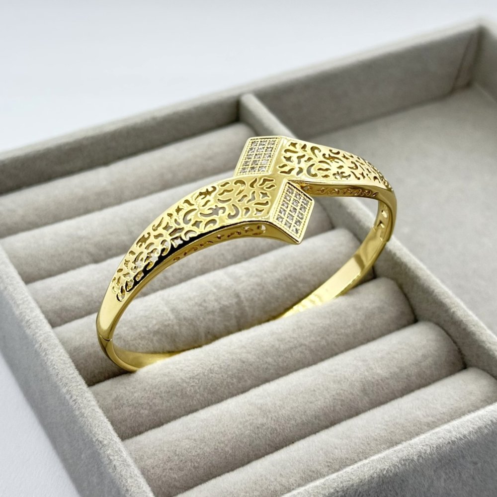 Bratara placata cu aur 18k