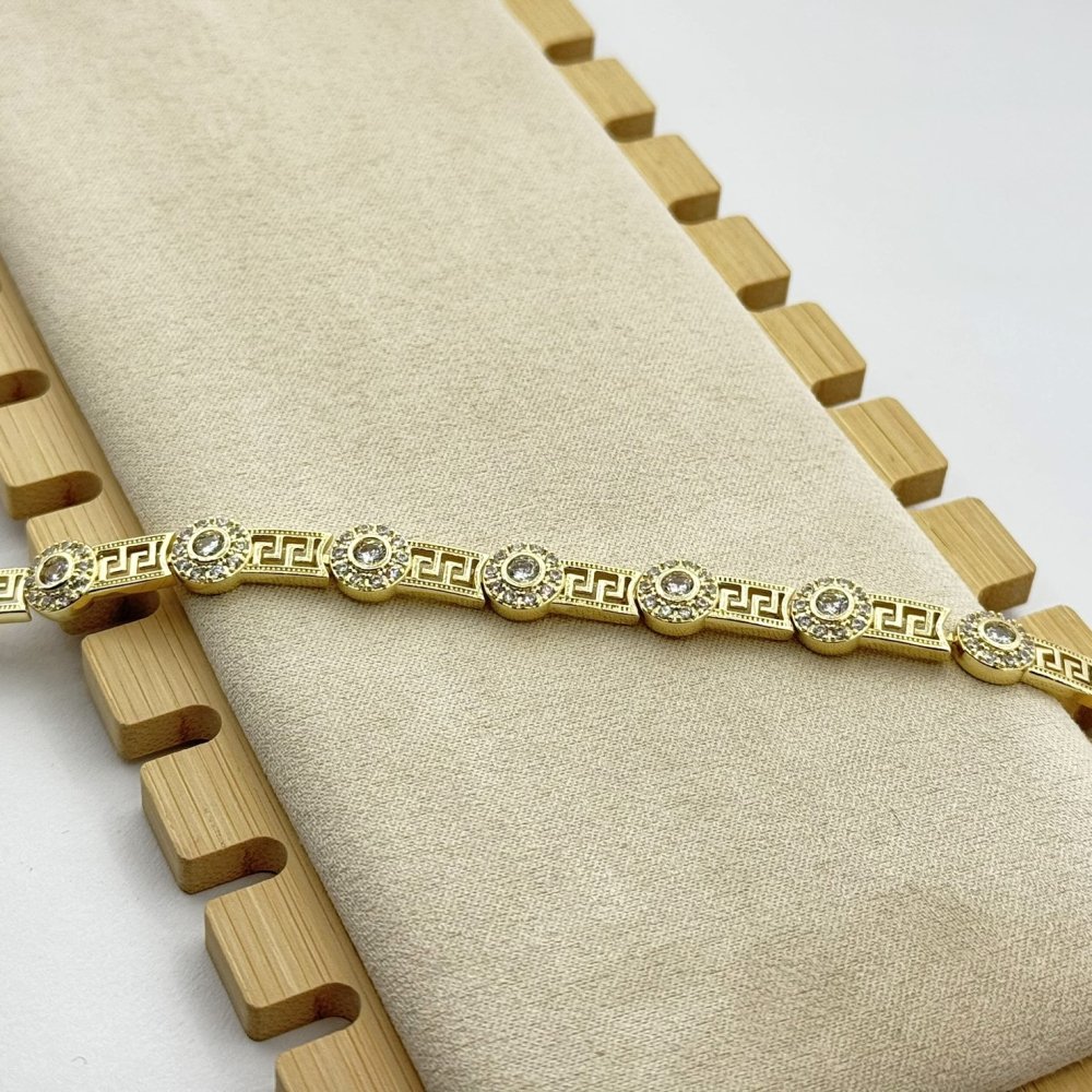 Bratara placata cu aur 18k