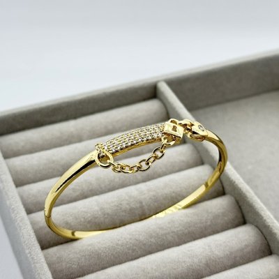 Bratara placata cu aur 18k