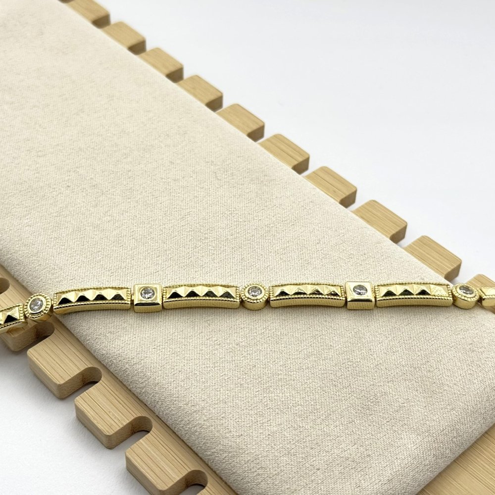 Bratara placata cu aur 18k