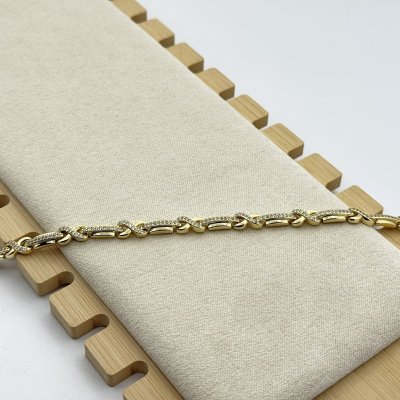 Bratara placata cu aur 18k