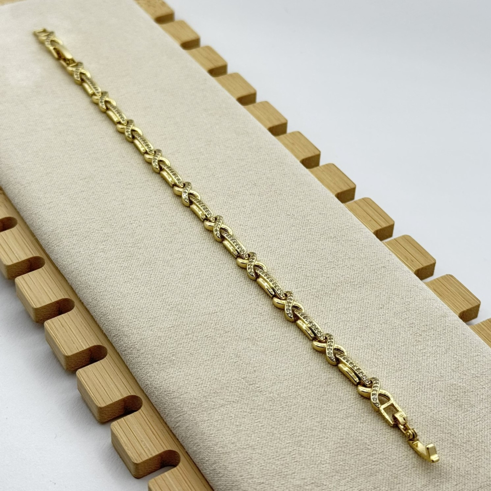 Bratara placata cu aur 18k