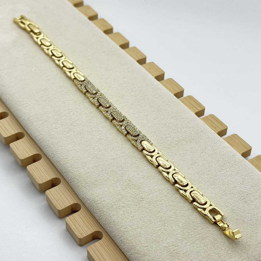 Bratara placata cu aur 18k