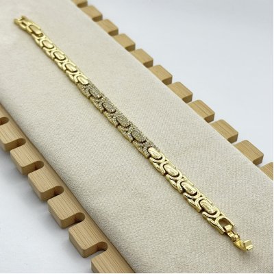 Bratara placata cu aur 18k