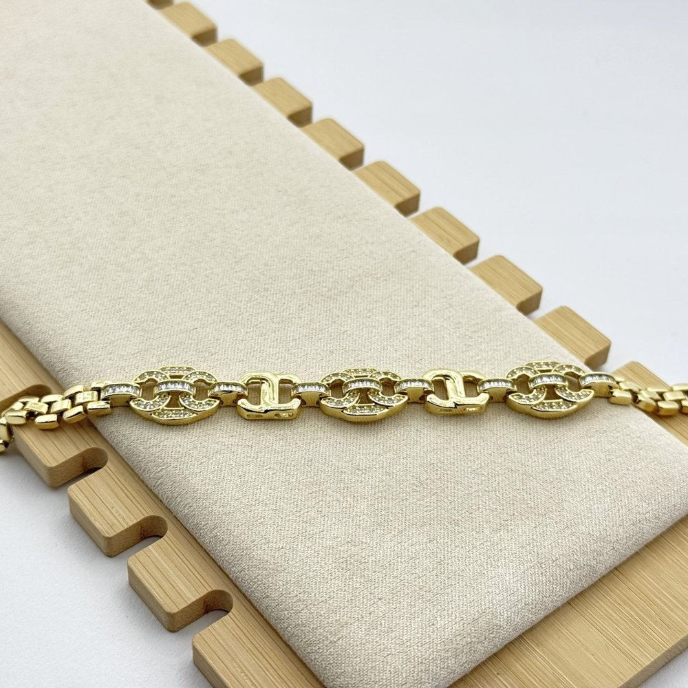 Bratara placata cu aur 18k