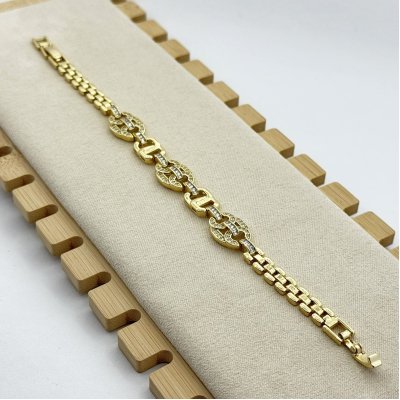 Bratara placata cu aur 18k