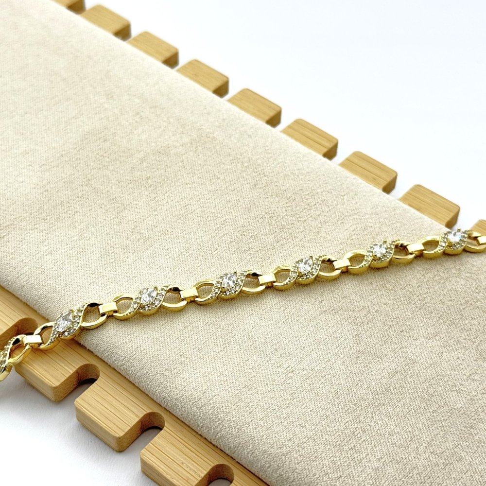 Bratara placata cu aur 18k