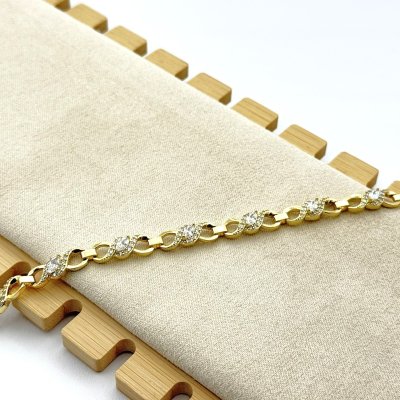 Bratara placata cu aur 18k