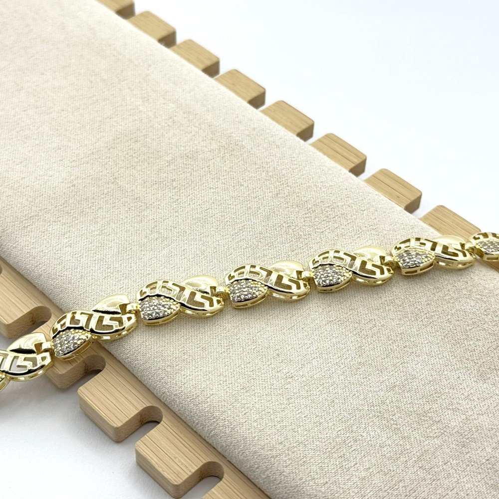 Bratara placata cu aur 18k