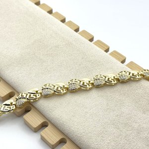 Bratara placata cu aur 18k