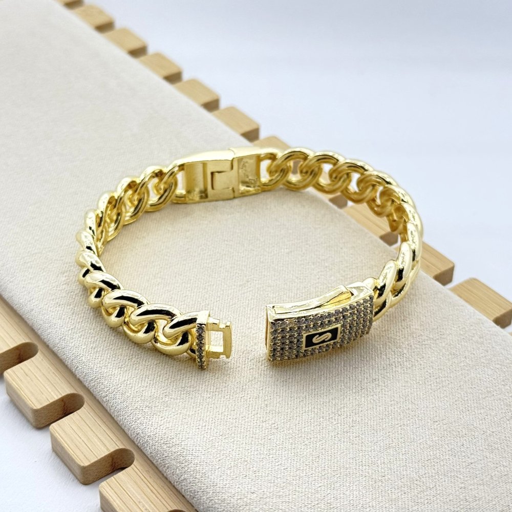 Bratara placata cu aur 18k