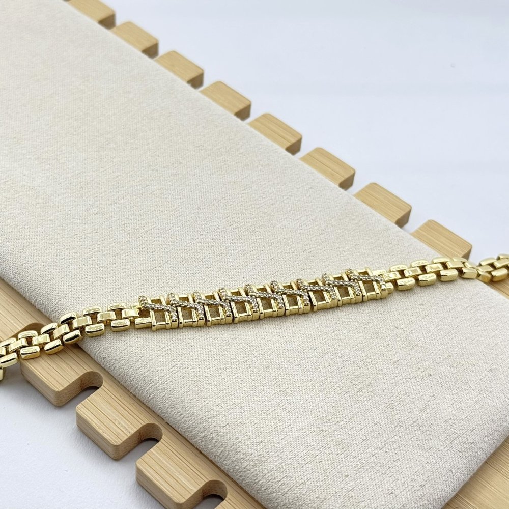 Bratara placata cu aur 18k Bratara placata cu aur 18k