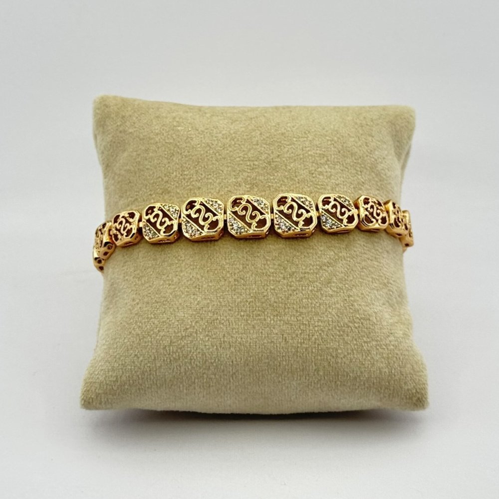 Bratara placata cu aur 18k eleganta