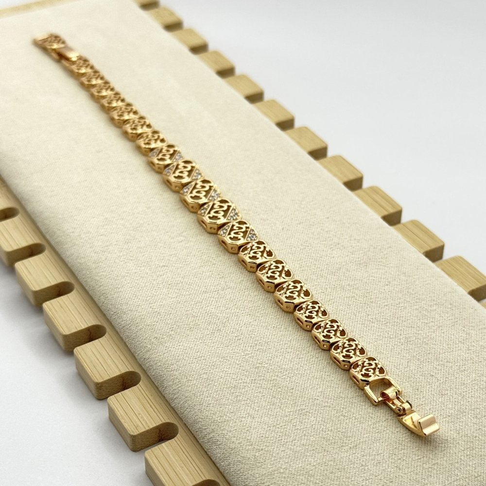 Bratara placata cu aur 18k eleganta