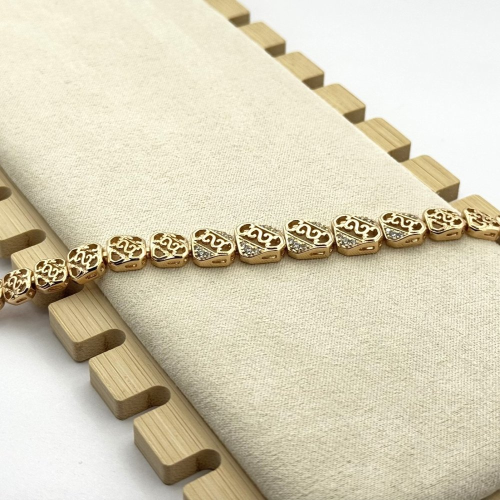 Bratara placata cu aur 18k eleganta