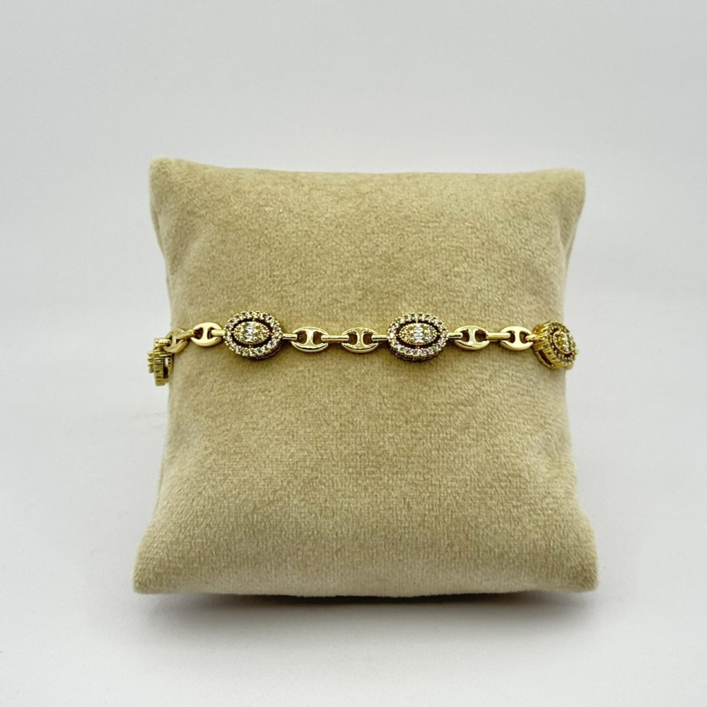 Bratara placata cu aur 18k eleganta