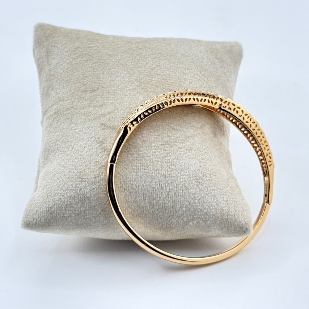 Bratara placata cu aur 18k fixa