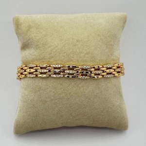 Bratara placata cu aur 18k lata