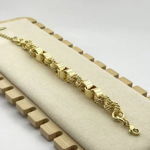 Bratara placata cu aur 18k masiva