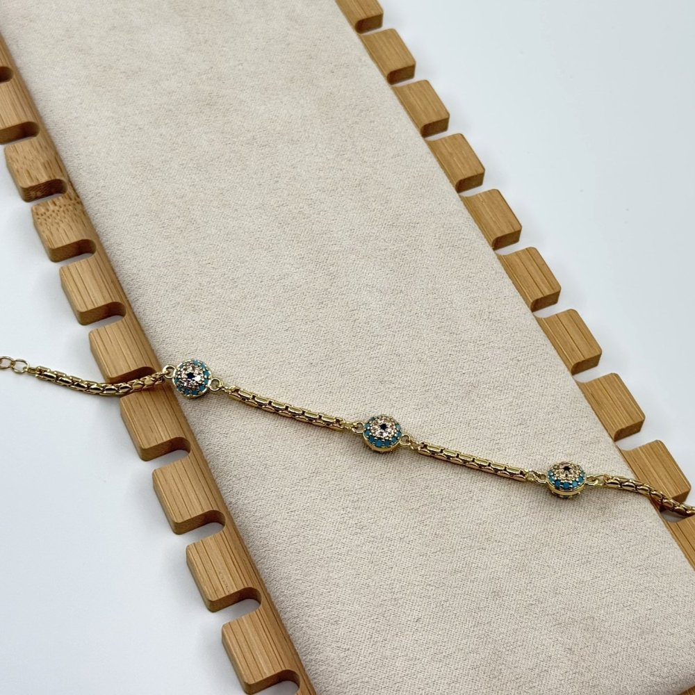 Bratara placata cu aur 18k