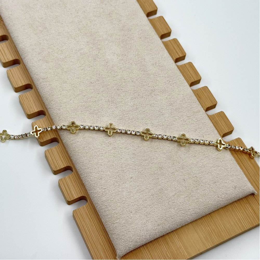 Bratara placata cu aur 18k