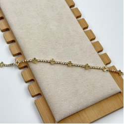Bratara placata cu aur 18k