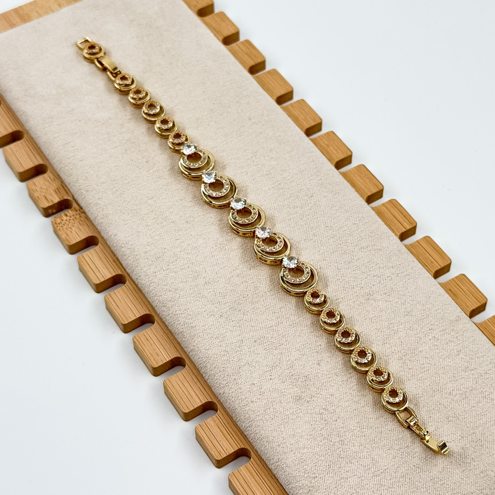 Bratara placata cu aur 18k