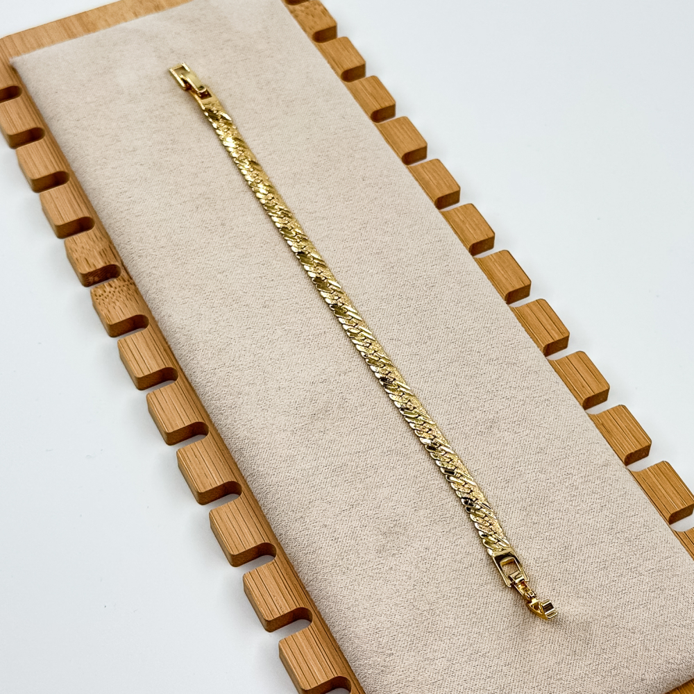Bratara placata cu aur 18k Bratara placata cu aur 18k