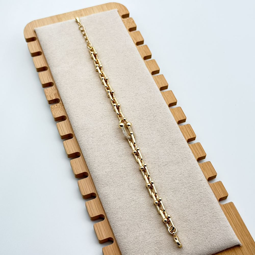 Bratara placata cu aur 18k Bratara placata cu aur 18k