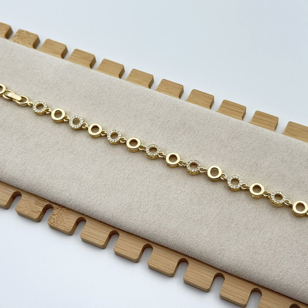 Bratara placata cu aur 18k