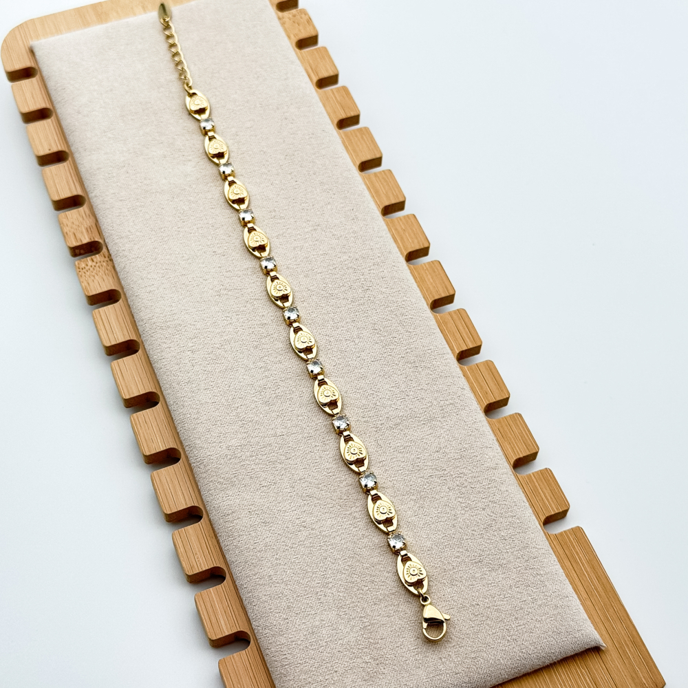 Bratara placata cu aur 18k