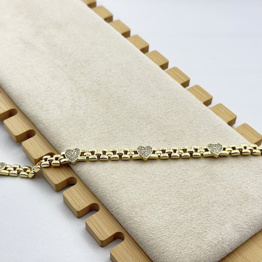 Bratara placata cu aur 18k