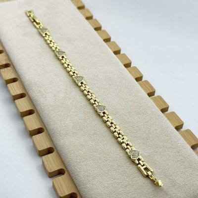 Bratara placata cu aur 18k