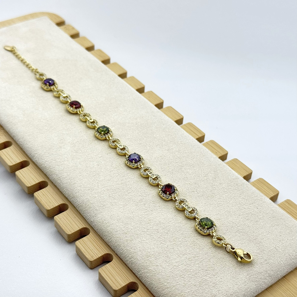 Bratara placata cu aur 18k