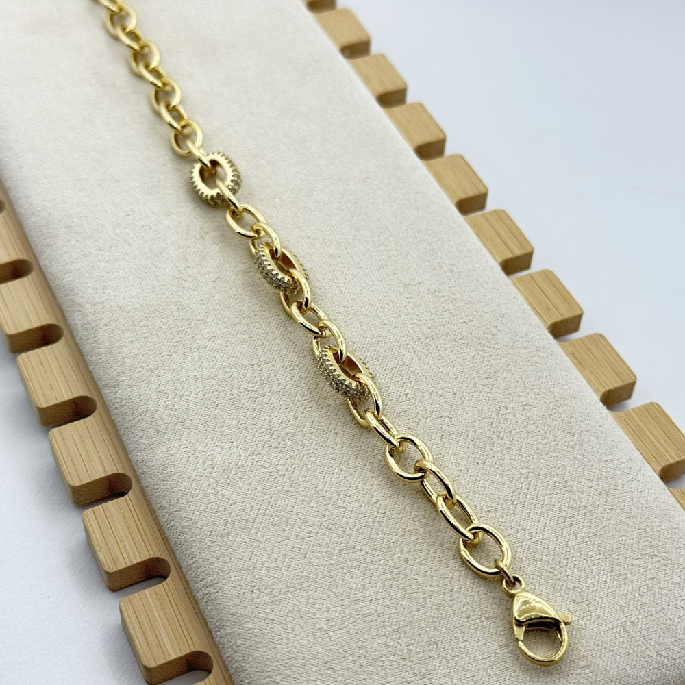 Bratara placata cu aur 18k