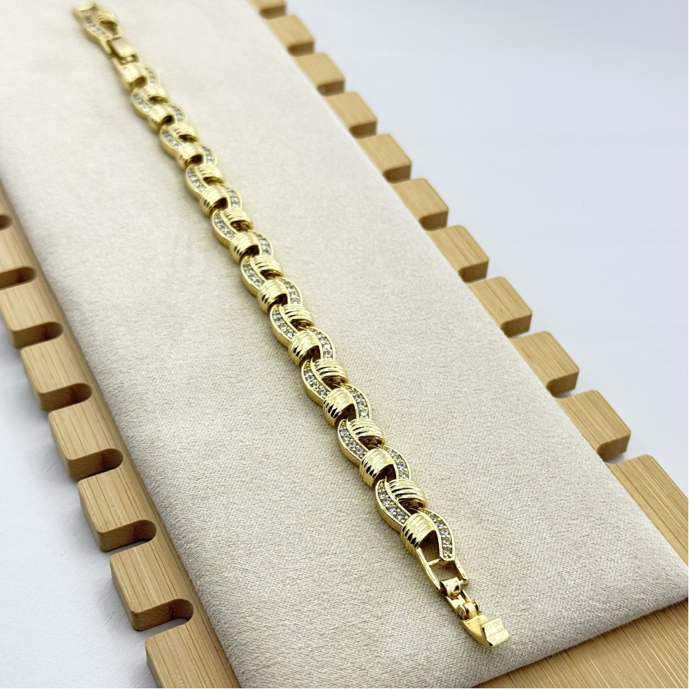 Bratara placata cu aur 18k