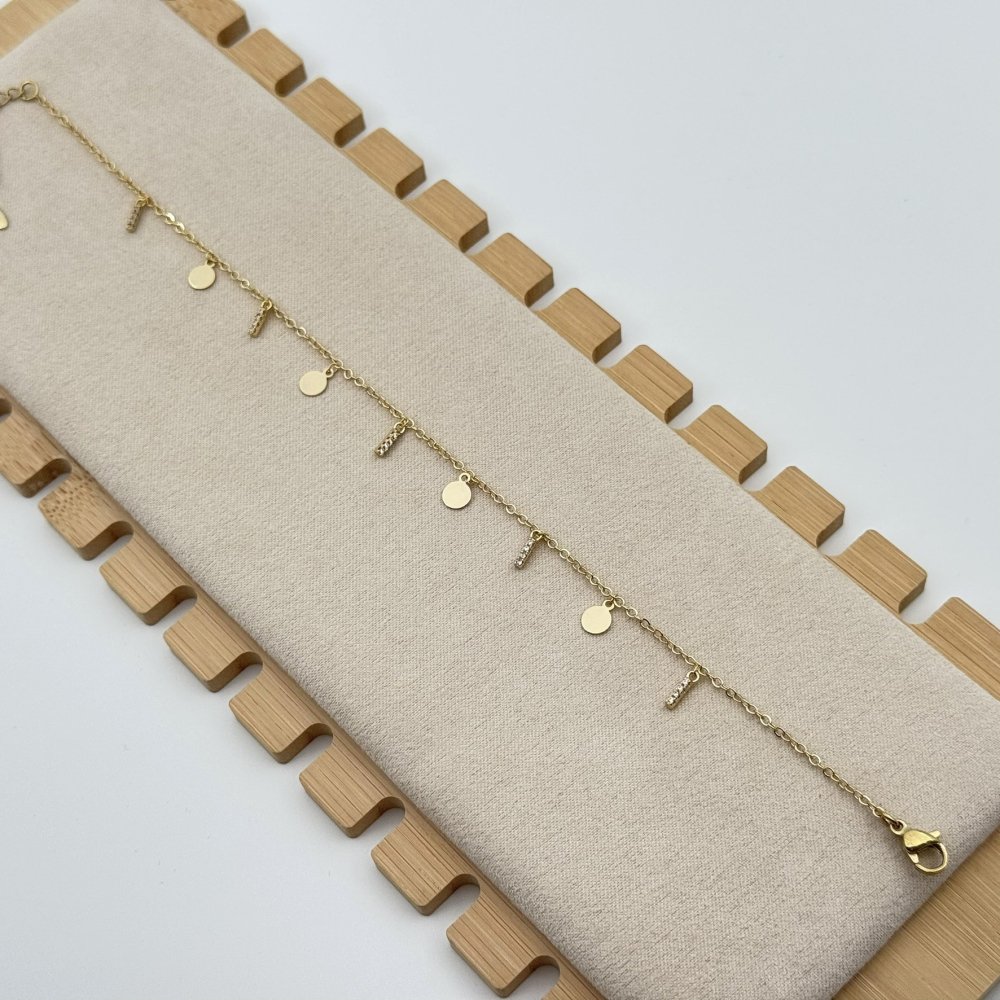 Bratara placata cu aur 18k