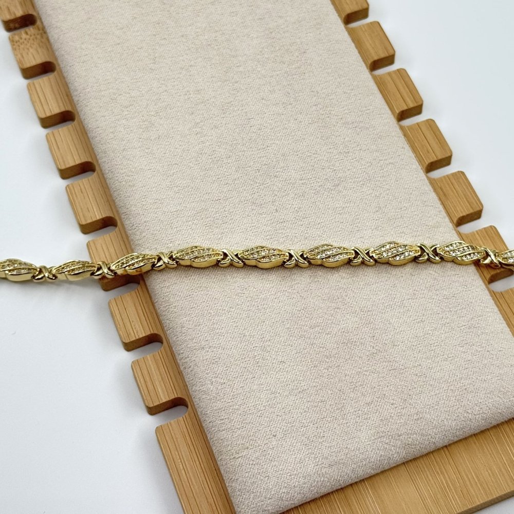Bratara placata cu aur 18k