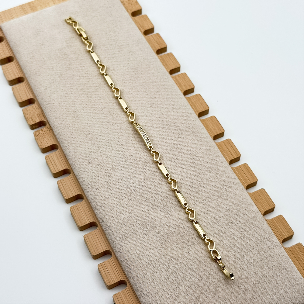 Bratara placata cu aur 18k