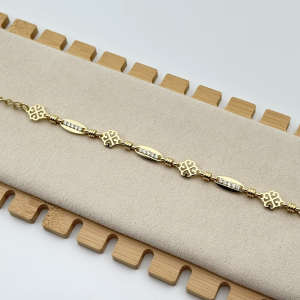 Bratara placata cu aur 18k