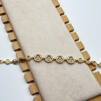 Bratara placata cu aur 18k