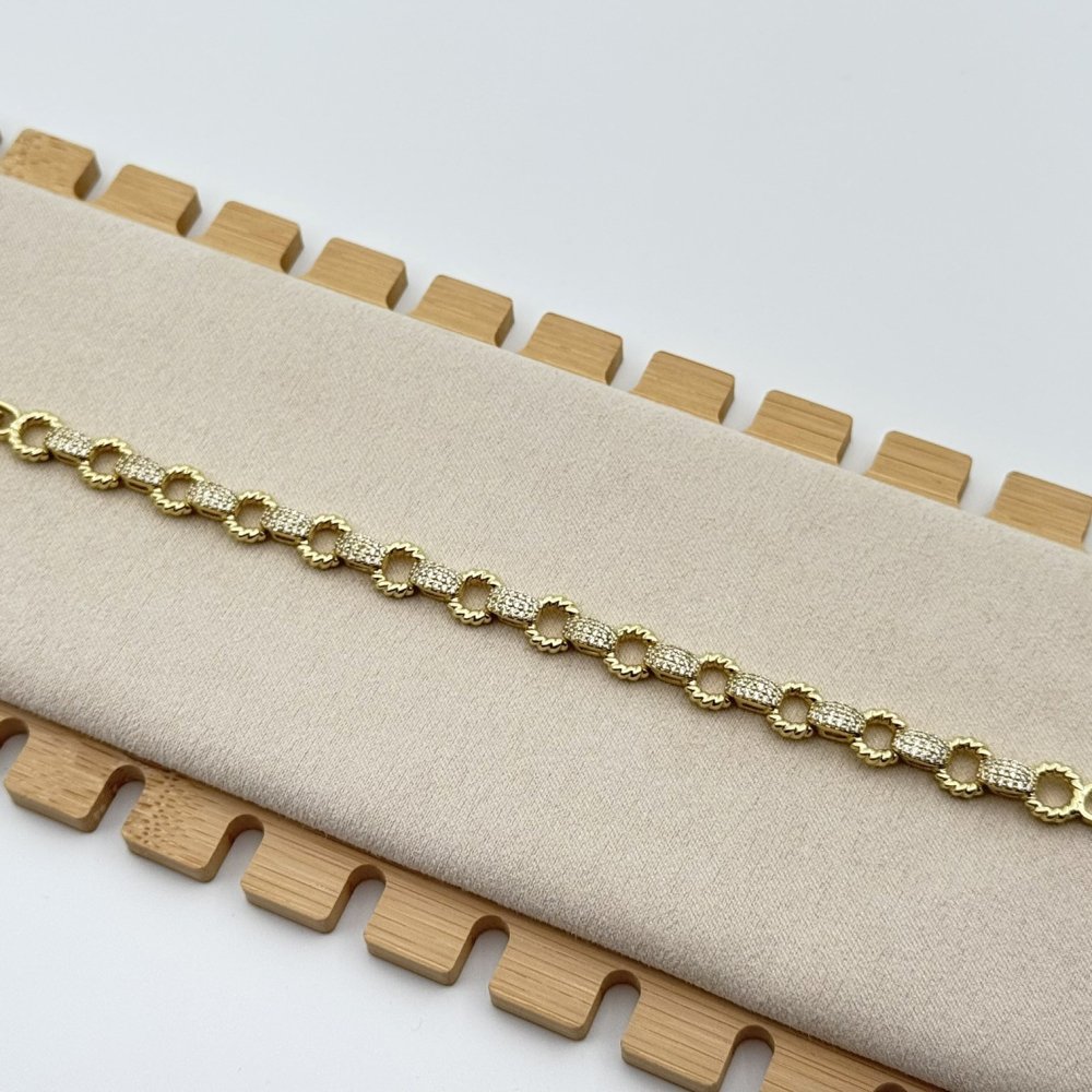 Bratara placata cu aur 18k