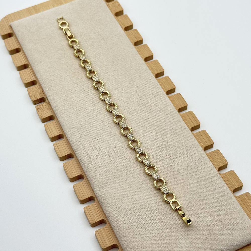 Bratara placata cu aur 18k