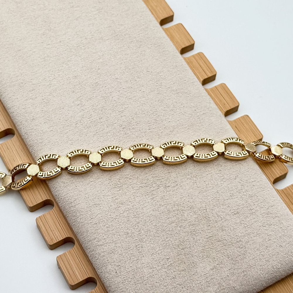 Bratara placata cu aur 18k