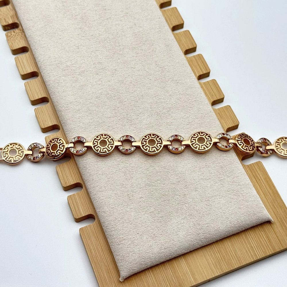 Bratara placata cu aur 18k