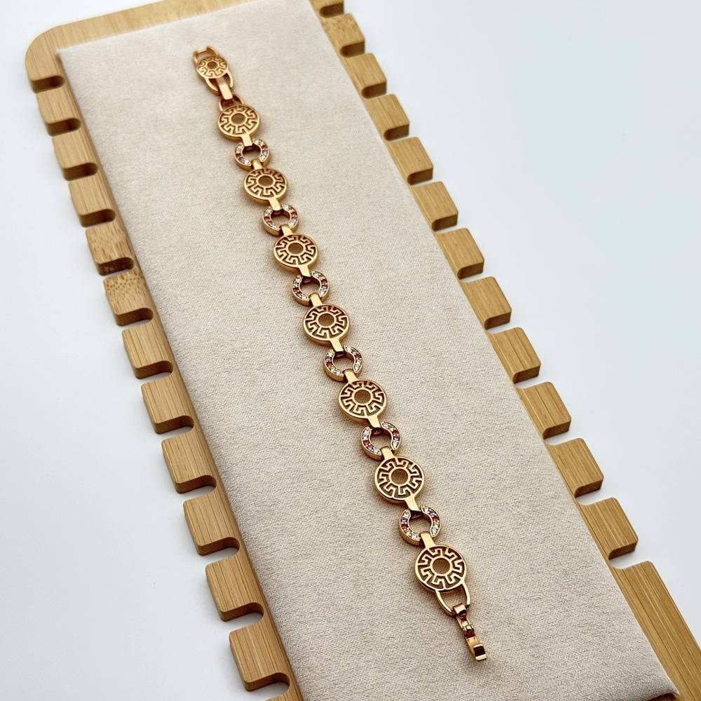 Bratara placata cu aur 18k