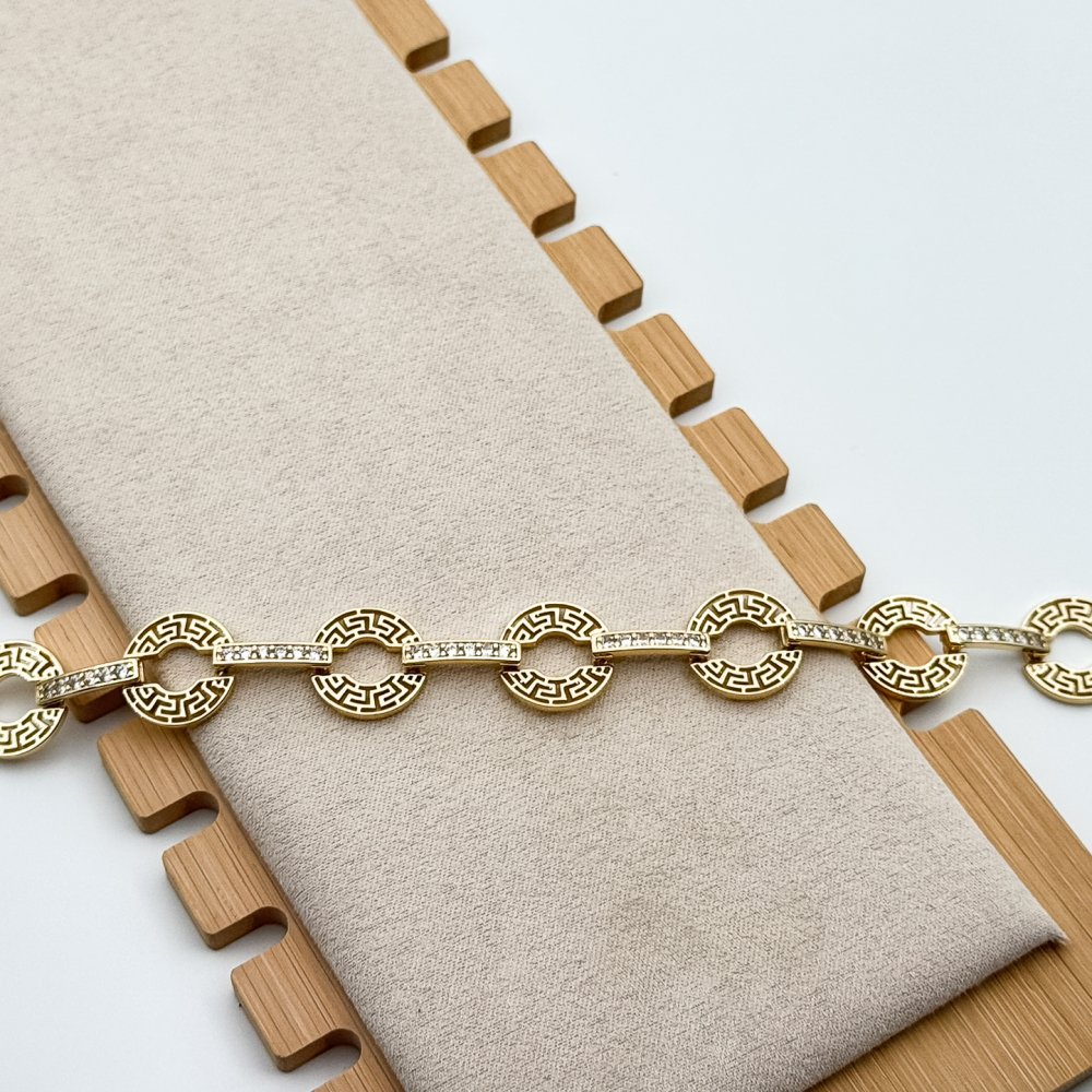 Bratara placata cu aur 18k