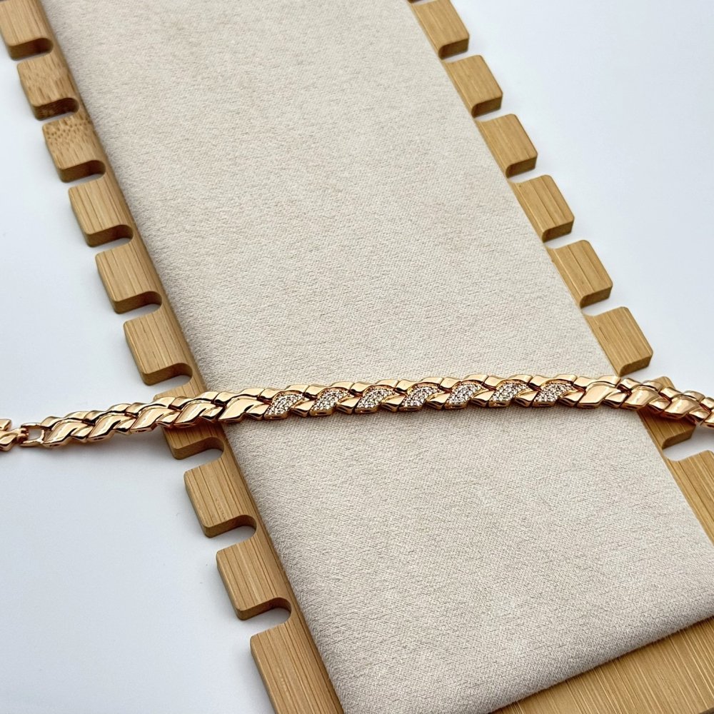 Bratara placata cu aur 18k