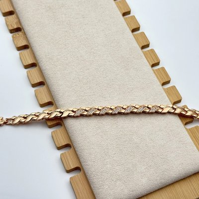 Bratara placata cu aur 18k
