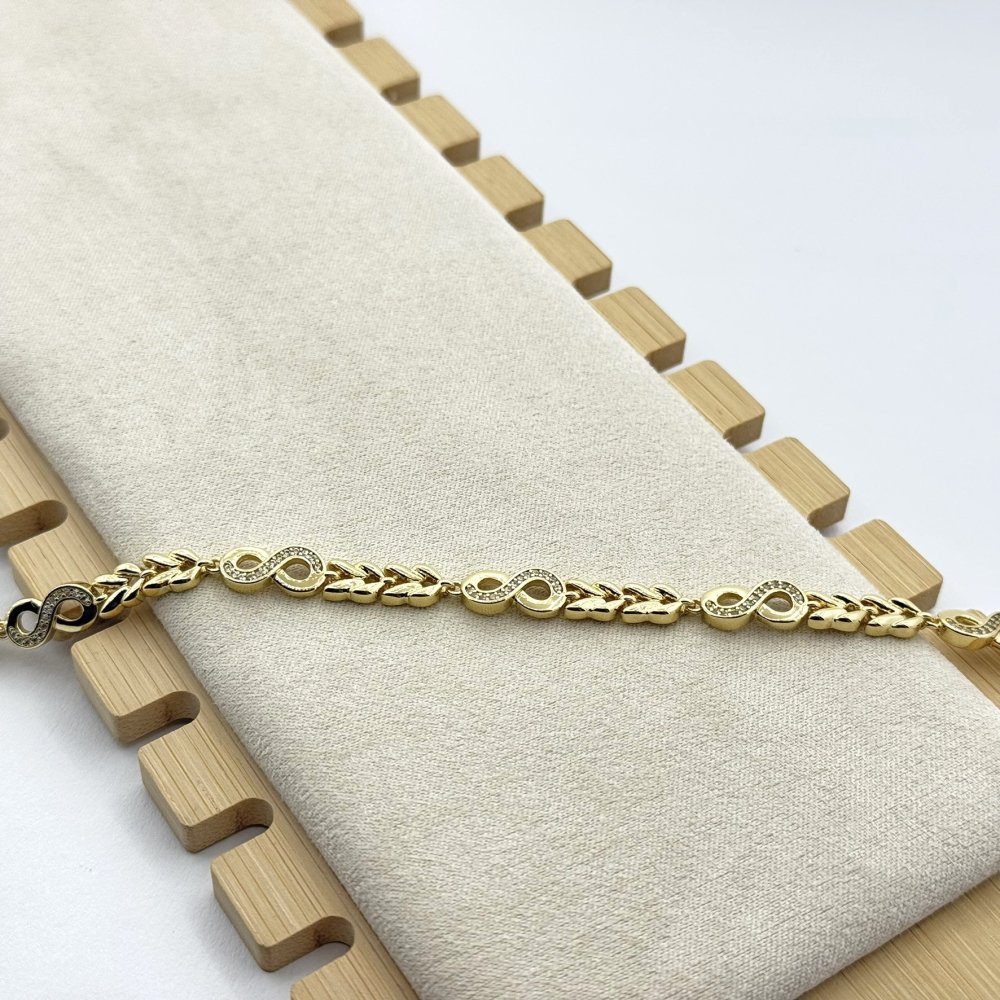 Bratara placata cu aur 18k